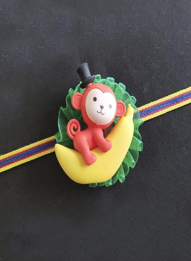 Saugat Traders Rakhi for Kids Set of 4/Cartoon Rakhi set for Kids - Rakhis for Kid Boy and Girl - with Roli Chawal and Chopra - Image 4